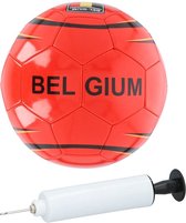 Belgique Football Rouge / Noir Belgique Avec Pompe Taille 5