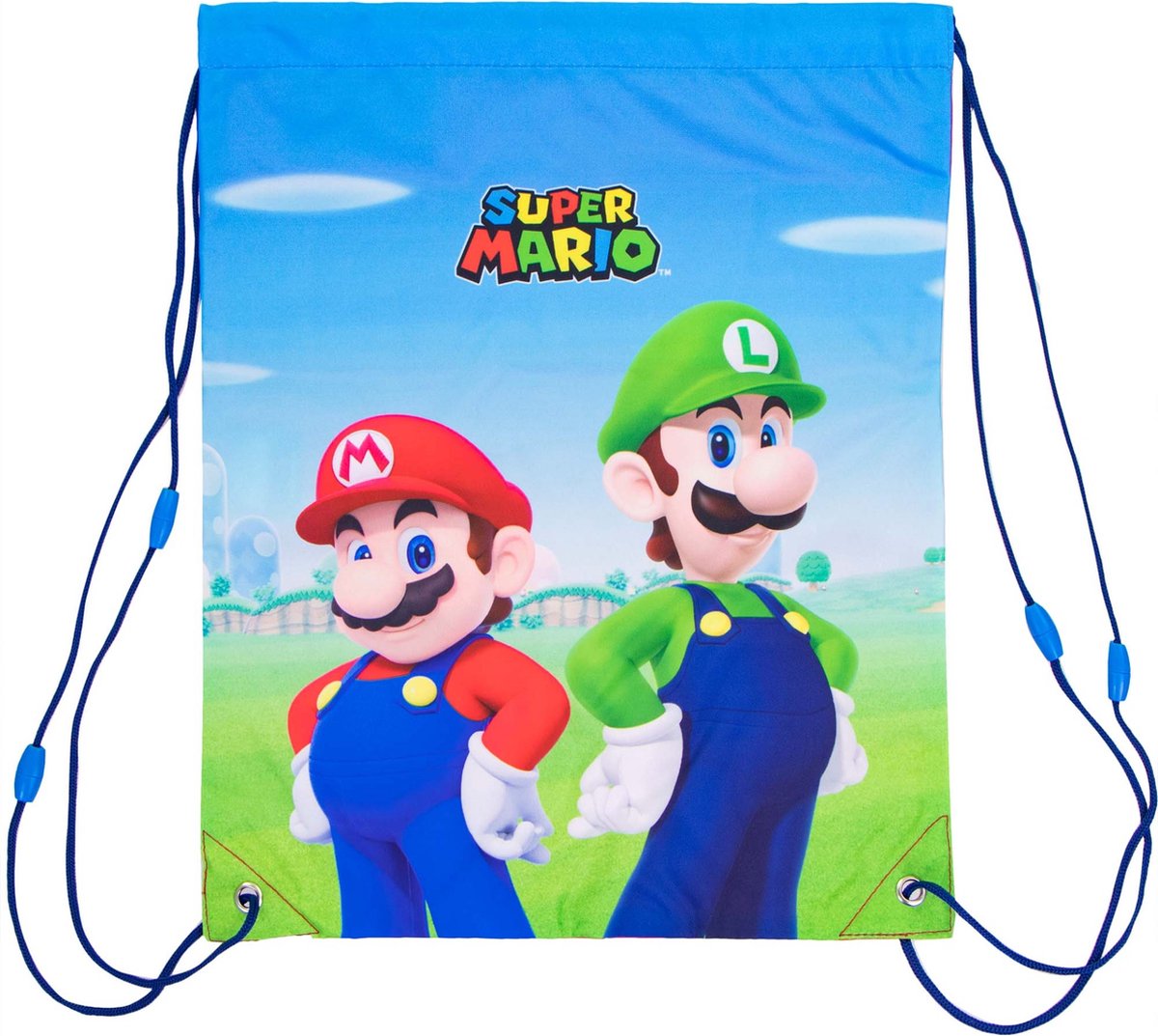 Super Mario gymtas - Mario rugtas - Rugzak - Tas - Zwemtas - Schooltas - Kindertas - 41x32 cm