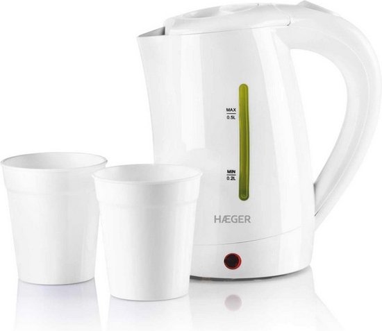 Haeger Travel Waterkoker - 0,5L - 1100W