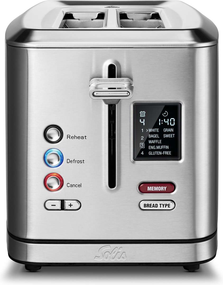 Solis Flex Toaster 8004 - Toaster Broodrooster - Met geheugenfunctie