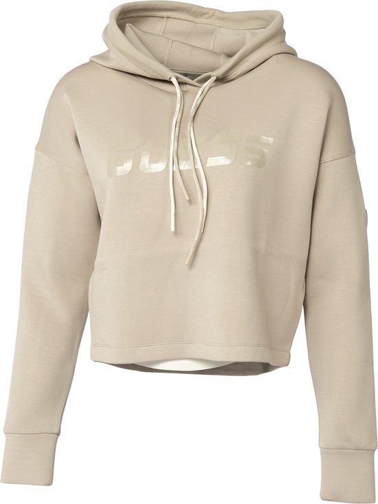 GUESS - Hooded Scuba Sweatshirt Beige