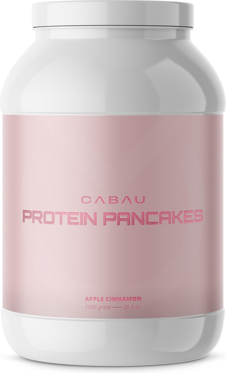 Goedkoopste Cabau Lifestyle - Protein Pancakes - Hoogwaardige Eiwitten - Apple Cinnamon - 25 pannenkoeken - Eiwitpannenkoeken - Klaar in een handomdraai - Makkelijk te bereiden