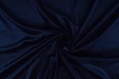 Velvet stof op rol - 165cm breed - Marineblauw - 10 meter