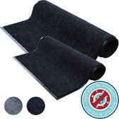 Virusreducerende Deurmatten Set 2 stuks Studio M - HYGIENE PRO - Droogloopmat binnen - 40x60 cm + 60X90 cm - Zwart - Voordeelpakket Deurmatten