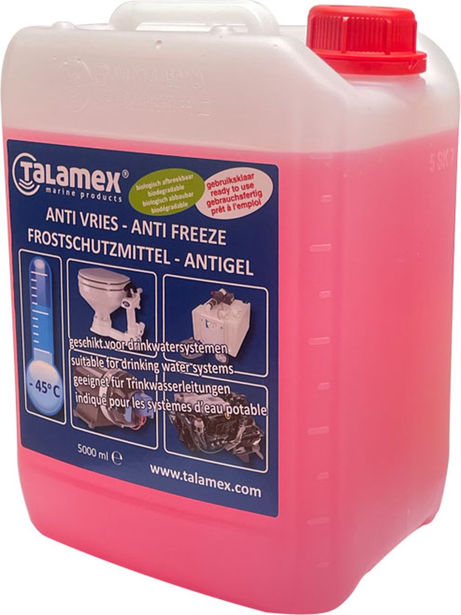 Talamex Antivries Drinkwatersysteem -45 Graden - 5 Liter