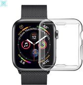 MY PROTECT Apple Watch 7 45mm Siliconen Bescherm Case - Apple Watch Hoesje - Screenprotector Voor Apple Watch - Bescherming iWatch - Transparant