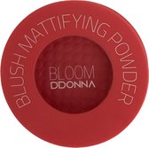 D'Donna - Blush Mattifying Poeder - Fel Roze - Nummer 4 - 12 gram inhoud
