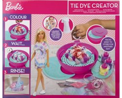 Barbie Tie Dye Creator - Tie Dye creator - Barbie - Mode - Fashion - Ontwerpen - Ontwerpstudio - Rainbow kleuren - Barbiepop - Barbie.