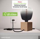 LEDatHOME – Tafellamp | Creatie door KLANT | Inclusief LED lamp en snoerschakelaar. Stel ook je eigen lamp samen. Het kan en met 2 jaar garantie!
