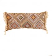Moi Mili Kussen Met Franje 60x30cm Boho Tribe