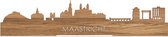 Skyline Valencia Zwart Glanzend - 80 cm - Woondecoratie design - Wanddecoratie - WoodWideCities