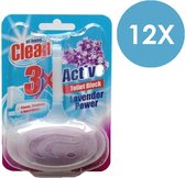 At Home Clean Lavendel Toiletblok - 12 x 40 gr