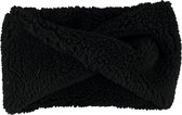 Meisjes Teddy Colsjaal - Snood met KNOOP - Zwart - 3-12 jaar