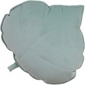 Moi Mili Velvet Blad Kussen 39x37cm Powder Mint