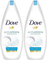 Dove Gentle Exfoliating Bodywash - Duopak 2 x 250 ml