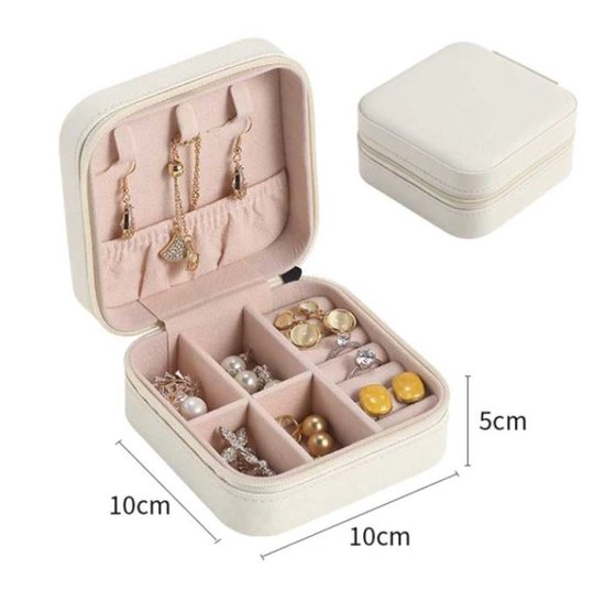Boîte à bijoux de Luxe en velours blanc compact / boîte à bijoux premium /  boîte à... | bol