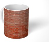 Mok - Bakstenen - Muur - Textuur - 350 ML - Beker