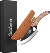 T&M Knives Professioneel Koksmes 27CM - Universeel Forged Keukenmes / Hakmes - Vlijmscherp van RVS - Japans Ergonomisch Handvat