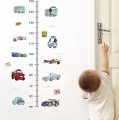 Cars muursticker groeimeter / meetlat - Cars stickers - meetlat van Cars - kinder stickers - meetlat - groeimeter - Kinderkamer - Speelgoed