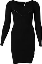 Guess Gloria Dress Sweater Dames Jurk - Zwart - Maat L