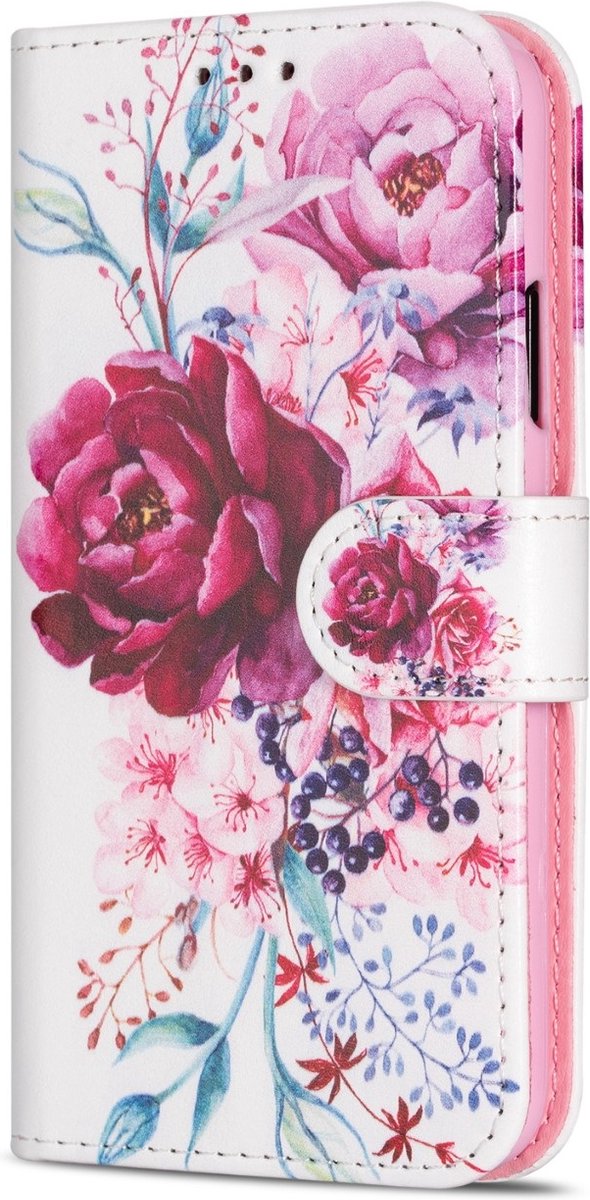 Rico Vitello Print Wallet case Geschikt voor Apple iPhone 13 mini/book case hoesje (2)