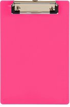 Pincello Klembord 22 X 14,5 X 1,5 Cm Pvc Roze/zilver