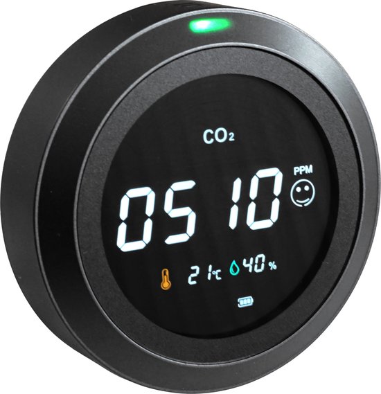 Foto: Thuislink kooldioxide melder met digitaal display thuislink pth 5