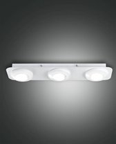 SWAN Plafondlamp LED 3x8W/2100lm Rechthoekig Wit