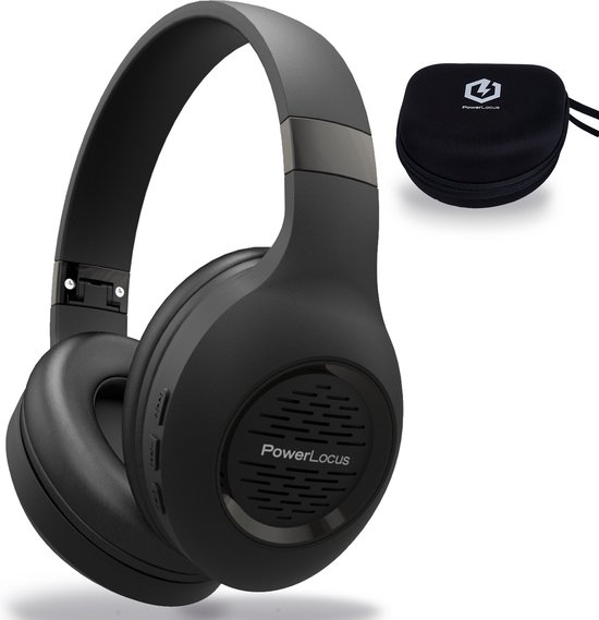 PowerLocus P4 draadloze Over-Ear Koptelefoon, met microfoon - Zwart |  bol.com