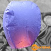 Paarse wens ballon, papieren vliegende ufo zweef lantaarn, wensballonnen wens ballon wensballon: VOLANTERNA®