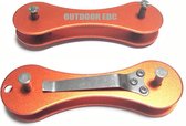 Outdoor EDC Sleutelhanger - Sleutel Organizer - Key Organizer - Multitool - Oranje