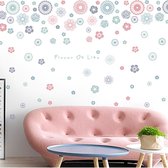 Muursticker Bloem  - Romantische stickers - Kinderkamer  - Muurdecoratie - Wandsticker - Sticker Voor Kinderen 60×90CM