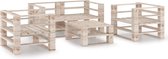 Decoways - 5-delige Loungeset pallet grenenhout