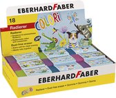 Eberhard Faber GUM EFA Colori 18st. - in display ass. kleur