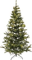 Kerstboom met ledverlichting - Kerstboom voor Binnen - Kunst Boom - Kerstdecoratie - Christmas Tree - Kunstkerstboom 210cm incl verlichting 140 lampjes