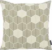 Hexagon Groen Kussenhoes | Katoen / Polyester | 45 x 45 cm
