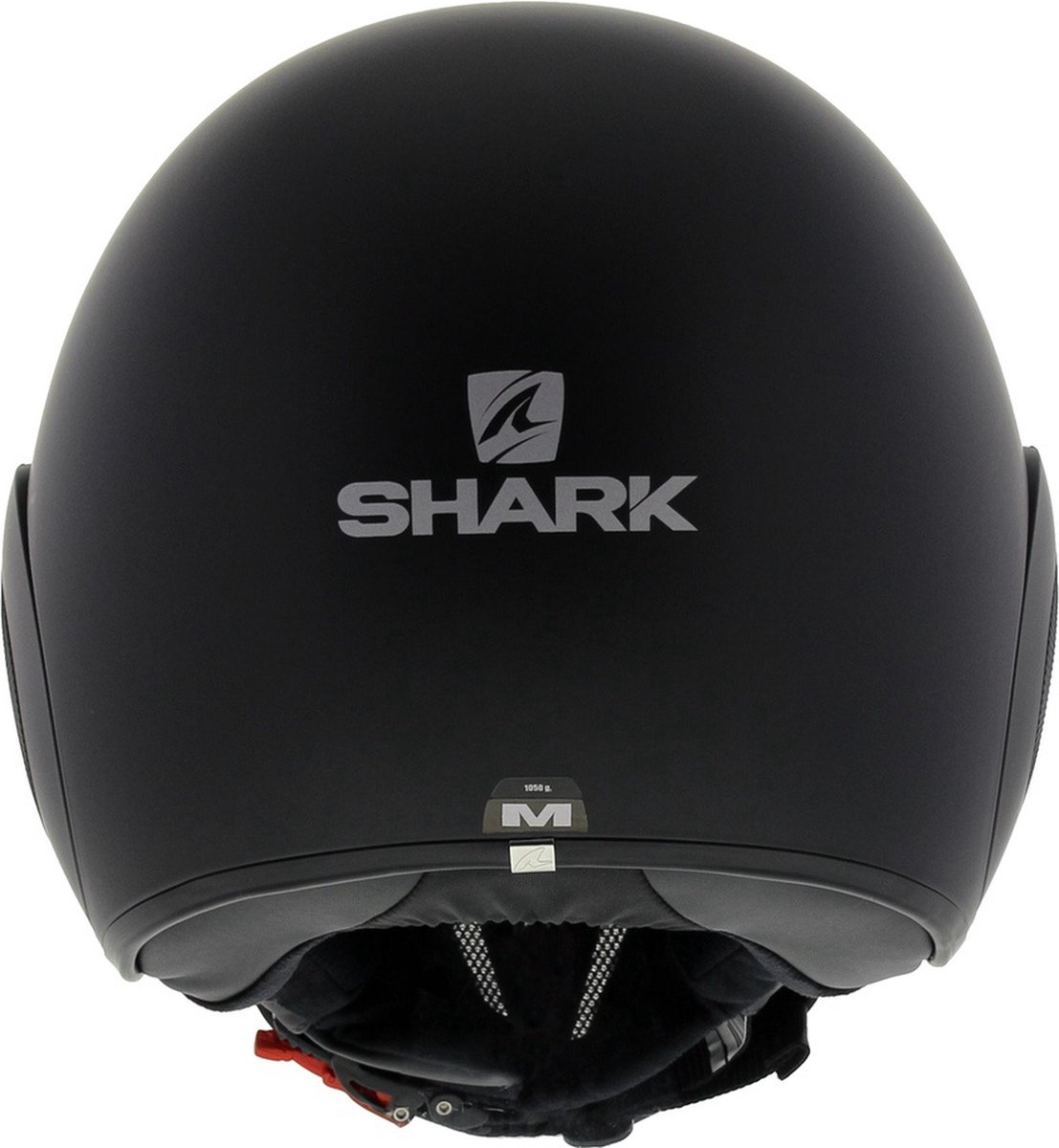 SHARK STREET DRAK BLANK Motorhelm jethelm MAT Zwart- Maat XS – foto 5