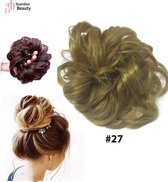 Haarstuk Bun Messy #27 | Haar wrap extension | Haarstuk Clip-In Twist Bun | Hair Bun | Haarstuk Hair Extensions Donut Ponytail Messy Bun - 40 Gram