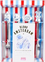 Blond Amsterdam, Delfts Blond: Set Cakevorkjes, 4 stuks