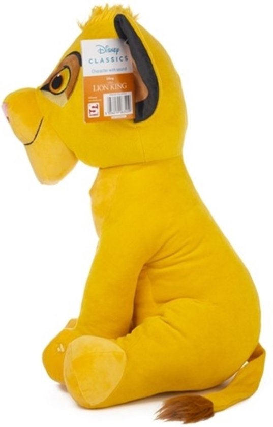 hotel Cursus selecteer Disney The Lion King Pluche Knuffel Simba XL + Geluid 55 cm | Speelgoed  leeuwenkoning... | bol.com