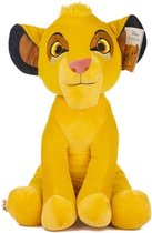 Disney The Lion King Pluche Knuffel Simba XL + Geluid 55 cm | Speelgoed knuffeldier voor kinderen jongens meisjes | Extra grote groot XXL knuffelpop