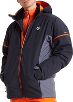 Dare 2b Wintersportjas - Maat XXL  - Mannen - donkergrijs/grijs/oranje