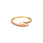 Yehwang | Ring | Goud | Rood | Verstelbaar | Slang