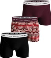 Björn Borg - Heren Onderbroeken 3-Pack Boxers Red Retro - Multi - Maat S