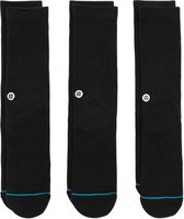Stance casual 3P sokken icon zwart - 35-37