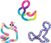 Tangle Junior - Rainbow / Unicorn / Giraffe - Combo 3-Pack - The Original Fidget