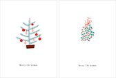 Set de Cartes de Noël Fabrique à la Carte « Gui de Noël » - 14 Cartes