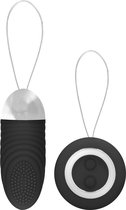 Ethan - Rechargeable Remote Control Vibrating Egg - Black - Eggs