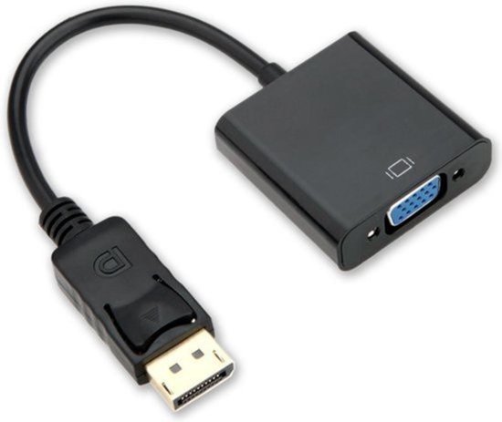 Adaptateur Dolphix DisplayPort 1.1 vers VGA / noir - 0,15 mètre