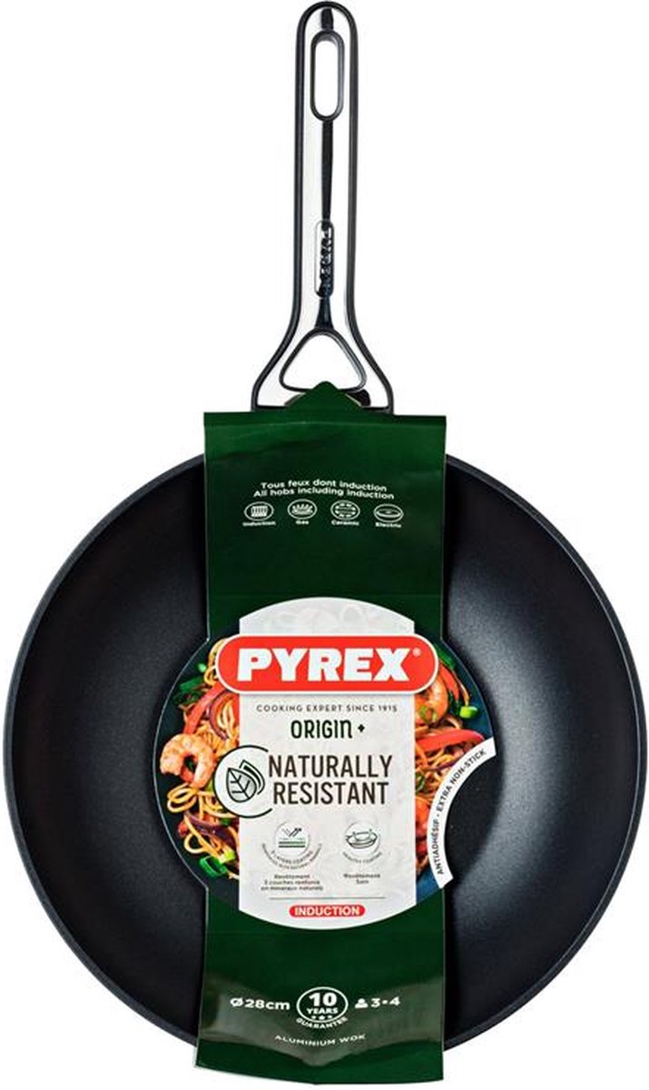 Origin + Non-Stick Aluminium Induction Wok - Pyrex® Webshop EU